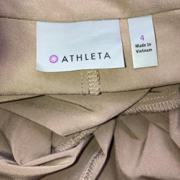 Athleta Everyday Skort, Classic Taupe Size 4 Women's Khaki Tan Color SMALL  EUC - Picture 9 of 10